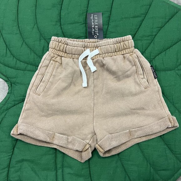 Little Bipsy 18-24M Tan Brown Pull On Shorts - Picture 1 of 4